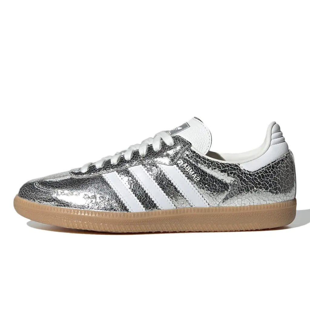Samba Og Silber Metallic Cracked Leder - Adidas